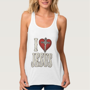 Eu Amo Jesus Gravura Vintage Camisa de Fé Design_