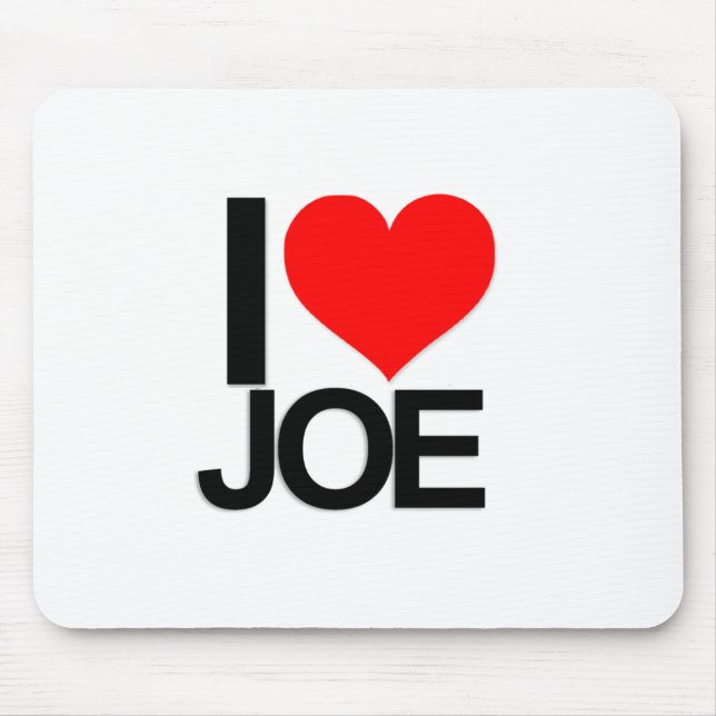 Eu amo Joe Mousepad (Frente)