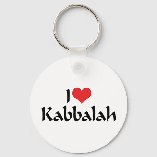 Eu amo Kabbalah Chaveiro (Frente)