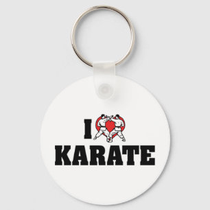 Eu Amo Karate Chaveiro