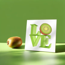 EU AMO KIWI (Frutas Kiwi/Berry Kiwi) | POSTER