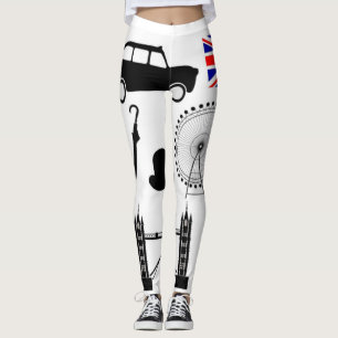 Eu amo Londres Leggings