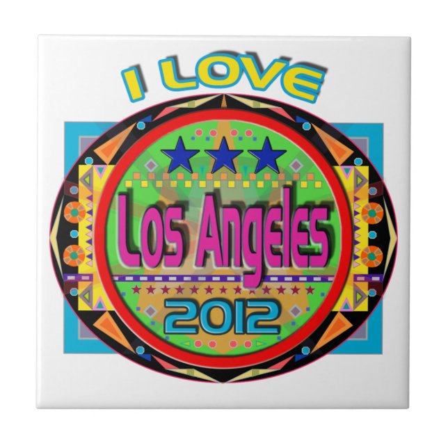 EU AMO Los Angeles Emblem #1 Azulejo 2012 (Frente)