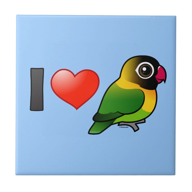Eu amo Lovebirds mascarados (Frente)