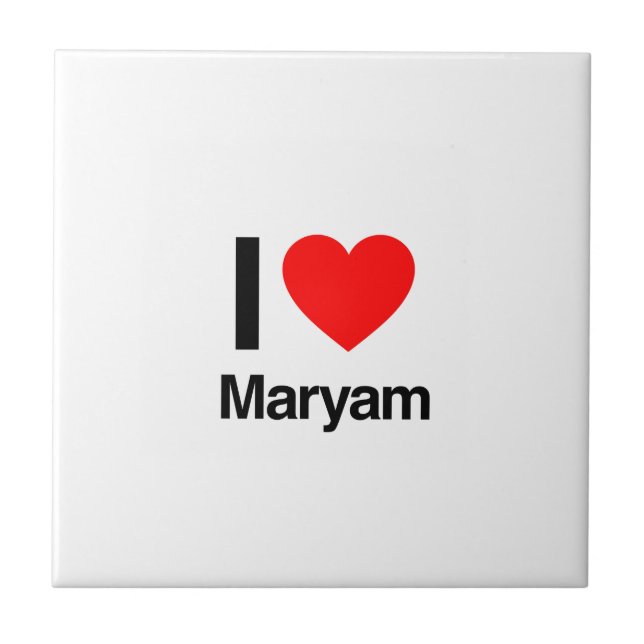 eu amo maryam (Frente)
