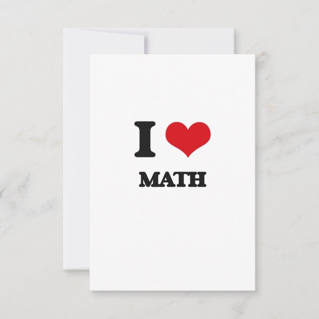 Eu Amo Matemática (Frente)