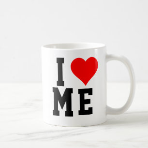 Eu amo-me caneca de café
