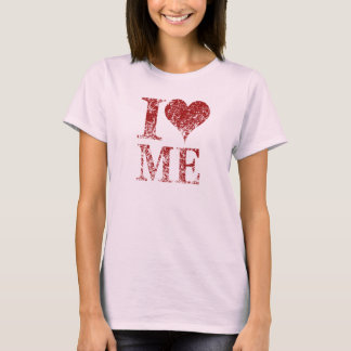 eu amo-me - eu adoro a camiseta dela