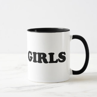 Eu amo meninas gordas - caneca de café