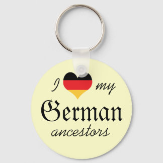 Eu amo meu antepassado alemão Chaveiro
