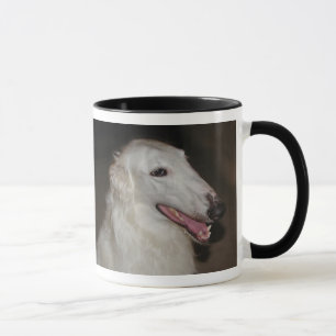 Eu amo meu Borzoi! Caneca de café