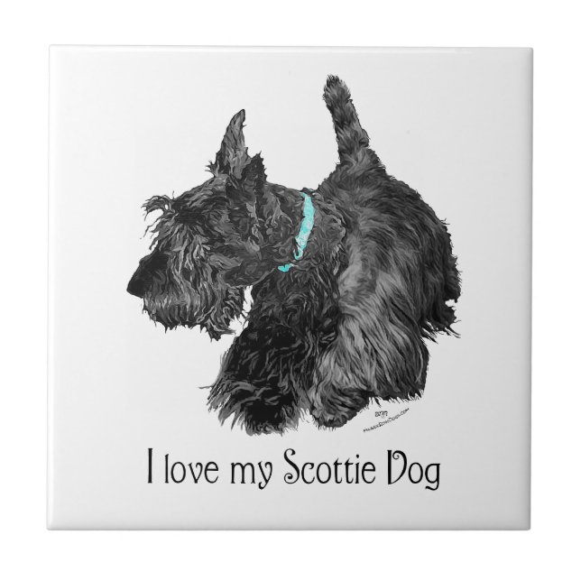 Eu Amo Meu Cachorro Scottie (Frente)