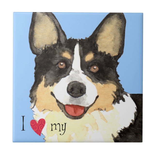 Eu amo meu Cardigan Welsh Corgi (Frente)