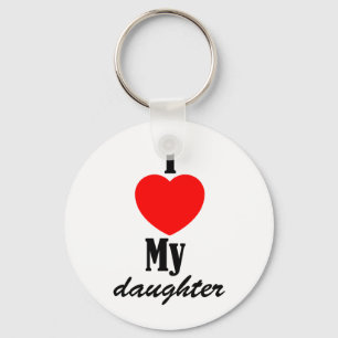 Eu amo meu chaveiro da filha