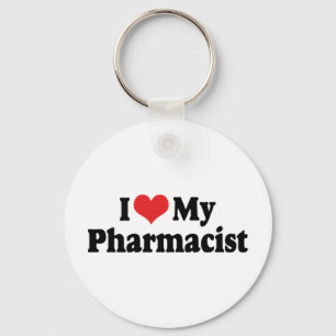 Eu amo meu chaveiro do farmacêutico
