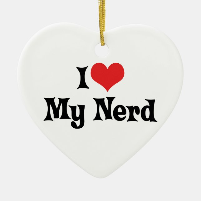 Eu Amo Meu Enfeite Nerd (Frente)