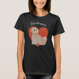 Eu amo meu Havenês! Camiseta