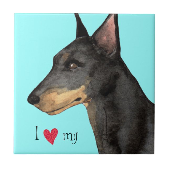 Eu amo meu Manchester Terrier (Frente)