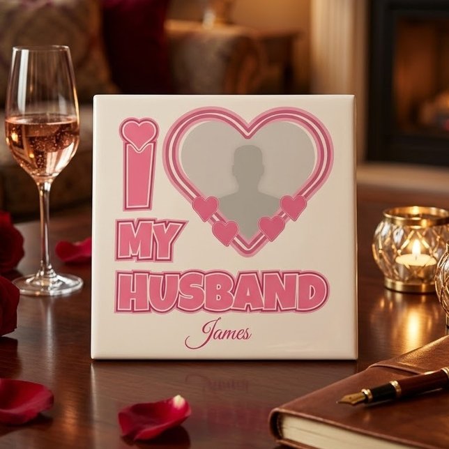 Eu Amo Meu Marido Personalizado – Adicionar Foto e (Criador carregado)