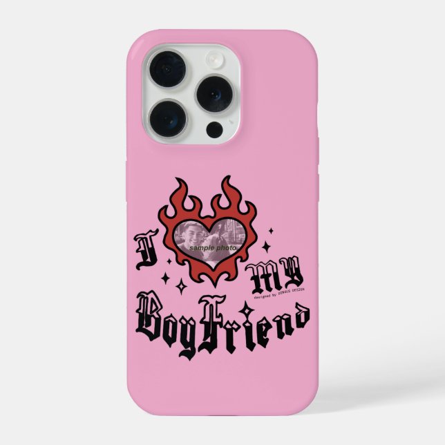 Eu Amo Meu Namorado - Vermelho - DingusDesign  (Verso)