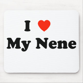 Eu amo meu Nene Mousepad