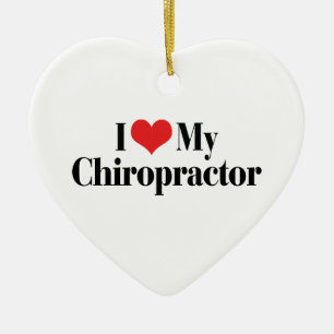 Eu Amo Meu Ornamento De Chiropractor
