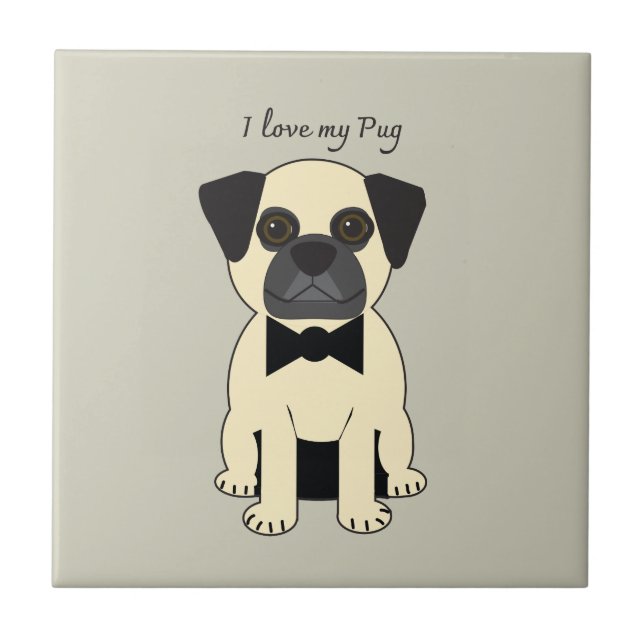 Eu Amo Meu Pug (Frente)