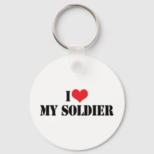 Eu Amo Meu Soldado Porta-Chaves