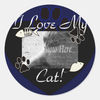 Eu amo meus adesivos de Gato