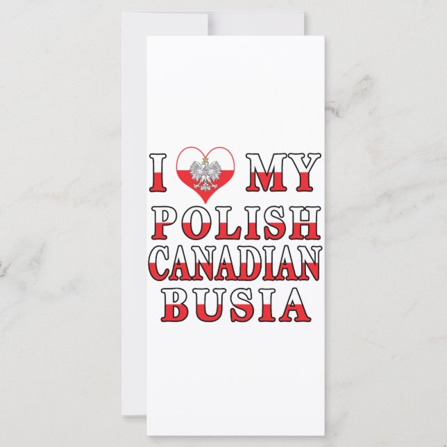 Eu Amo Minha Bandeira Polonesa Da Busia (Frente)