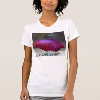 EU AMO MINHA BETA CAMISA DE T