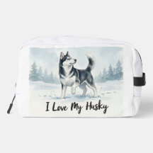 Eu Amo Minha Bolsa de Maquiagem e Produtos de Higi