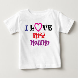 Eu amo minha camisa da mãe T