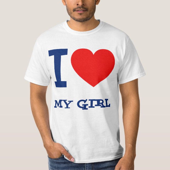 Eu amo minha camisa da menina (Frente)