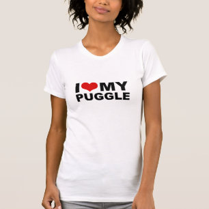 Eu amo MINHA camisa de Puggle