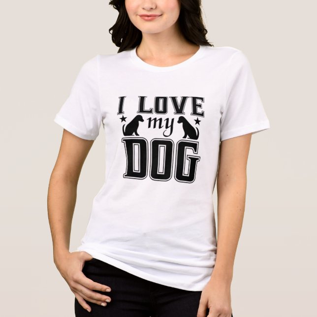 Eu Amo Minha Camisa De T-Shirt (Frente)