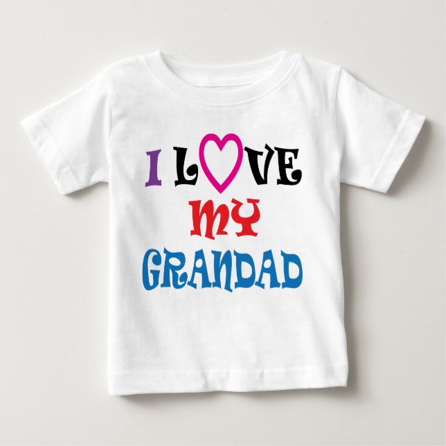 Eu amo minha camisa do Grandad T (Frente)
