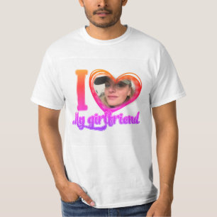 Eu Amo Minha Camisa Personalizada Namorada