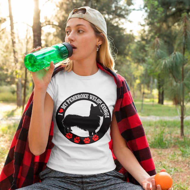 Eu Amo Minha Camiseta De Pembroke Welsh Corgi (Criador carregado)