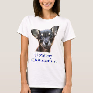 Eu amo minha camiseta do Chihuahua