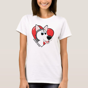Eu amo minha camiseta do rouco Siberian