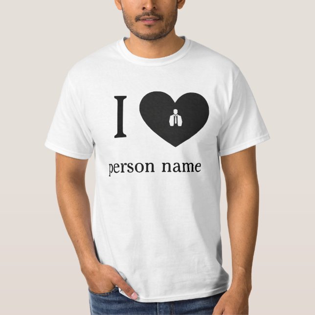Eu Amo Minha Camiseta Personalizada (Frente)