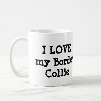 Eu amo minha caneca de border collie