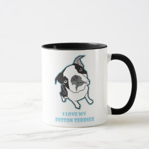 Eu amo minha caneca de Boston Terrier