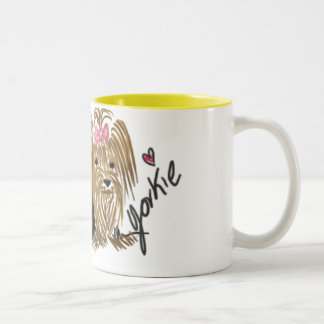 Eu amo minha caneca de café de Yorkie