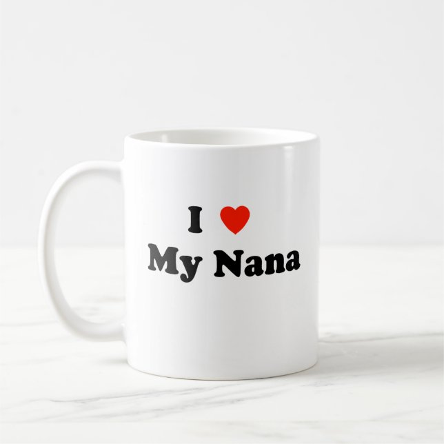 Eu amo minha caneca de Nana (Esquerda)