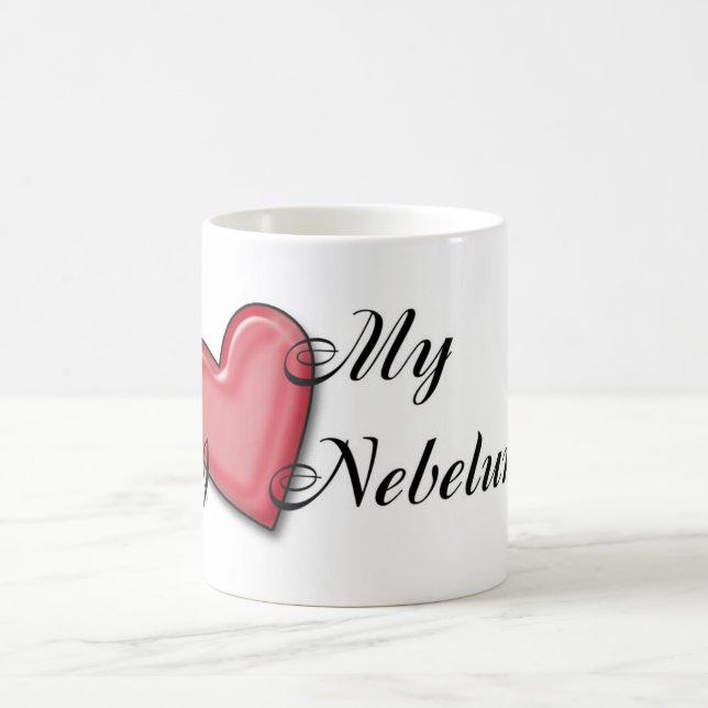 Eu amo minha caneca de Nebelung (Centro)