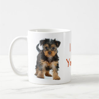 Eu amo minha caneca do yorkshire terrier