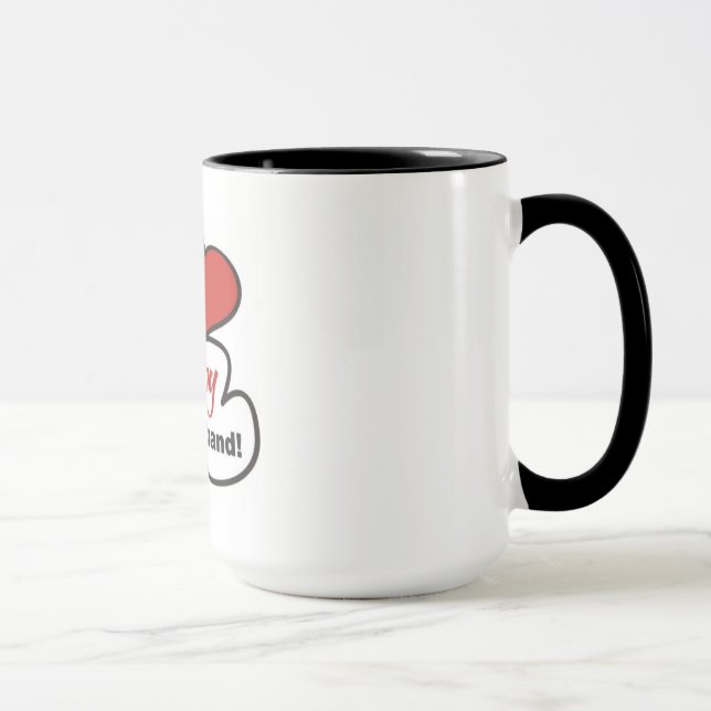 Eu amo minha caneca mal-humorada do marido (Direita)