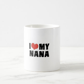 Eu amo minha caneca Nana do chá da caneca de café